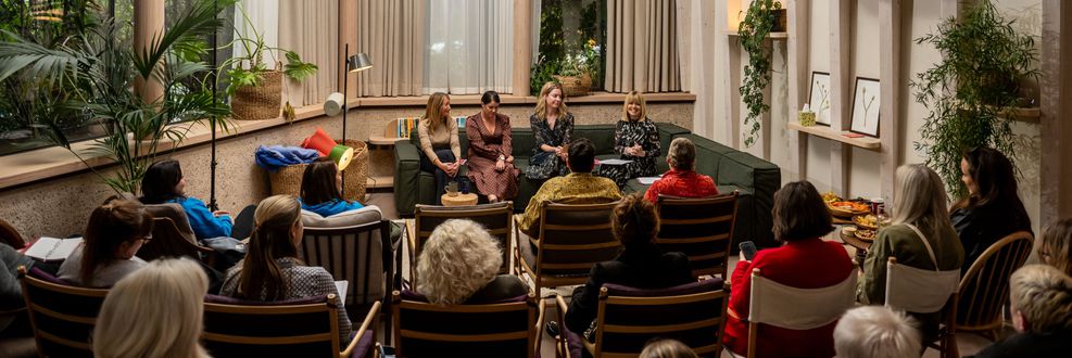 Panel of experts discuss crash menopause at Maggie's Menopause and Cancer Roadshow event at Maggie's Yorkshire