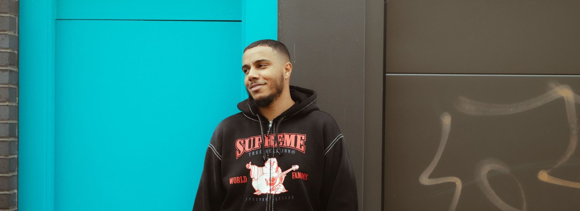 Rapper AJ Tracey cover photo of single 3rd Time Lucky